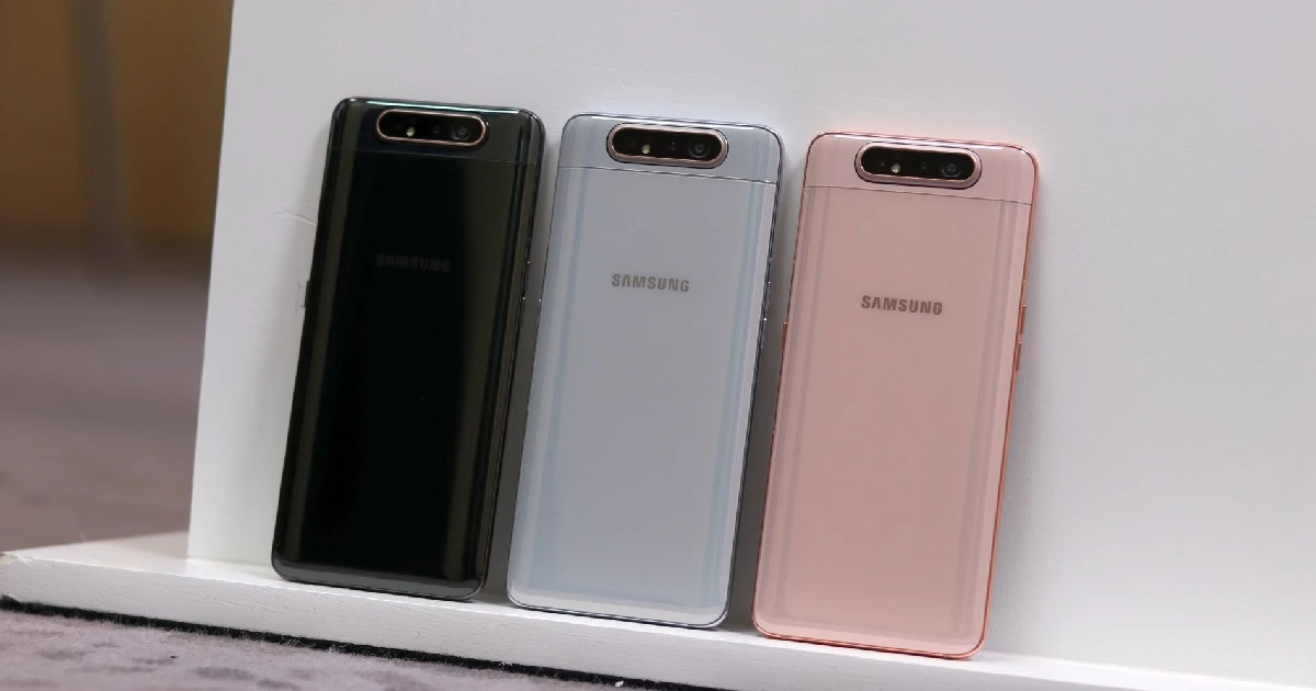 Ốp lưng Galaxy A80 sẽ như thế nào với hệ thống camera xoay trượt?