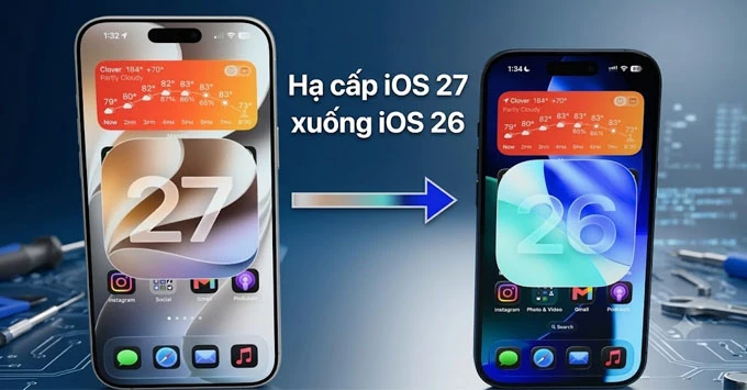 Cách hạ cấp iOS 27 xuống iOS 26 trên iPhone: Hướng dẫn chi tiết và an toàn