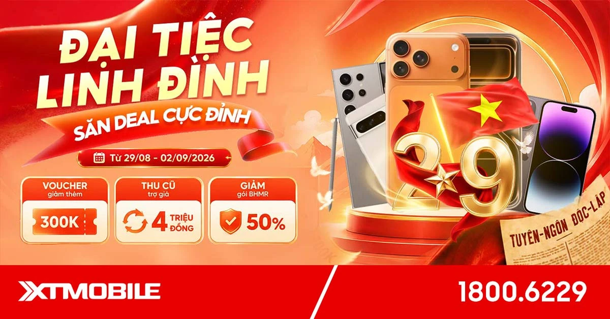 Mừng Quốc Khánh 2-9: Đại Lễ Linh Đình - Săn Deal Cực Đỉnh