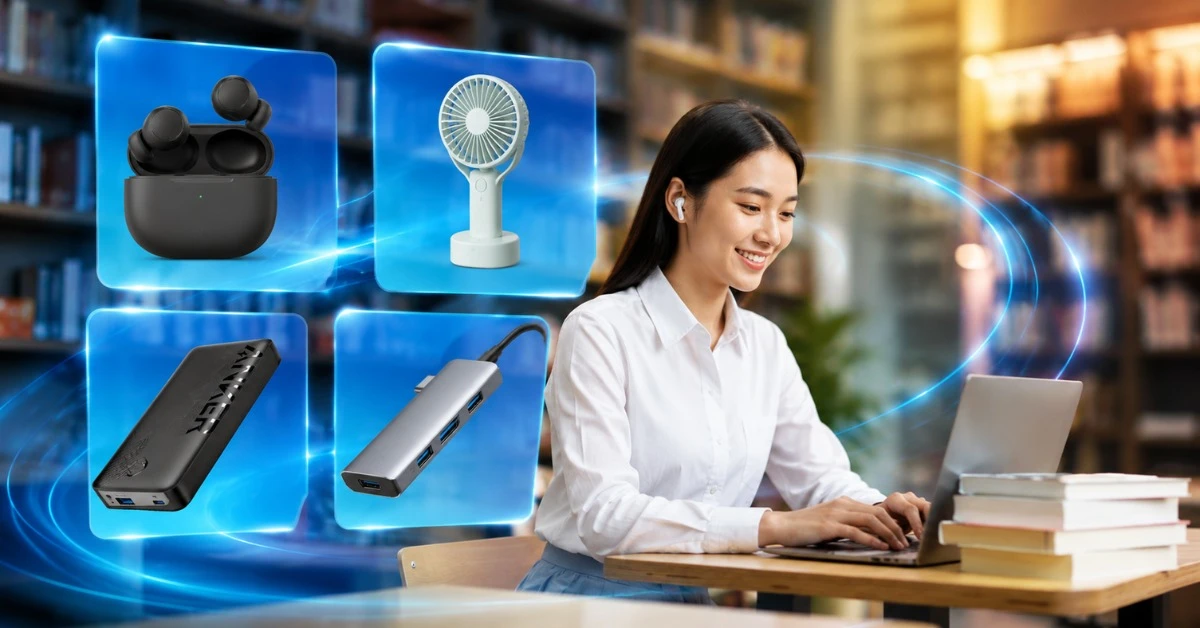 TOP 5 phụ kiện công nghệ thiết yếu dành cho học sinh, sinh viên