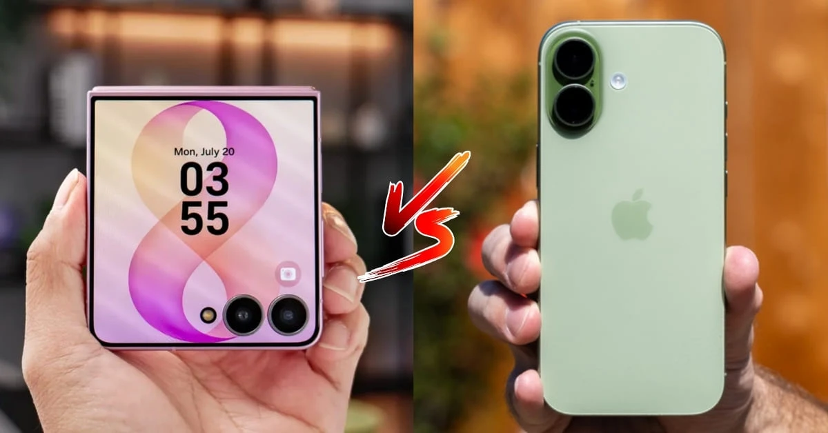So sánh Samsung Galaxy Z Flip8 vs iPhone 17: Chọn màn hình gập hay thiết kế phẳng?