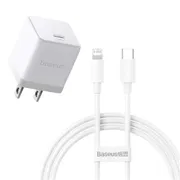 Bộ sạc Baseus Palm 1C 20W US (with Cable USB C to iP 1m)