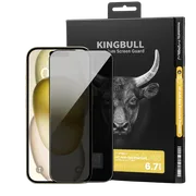 Kính cường lực chống nhìn trộm Mipow Kingbull Anti-Spy HD Premium iPhone 15 Plus