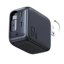 Bộ sạc nhanh Baseus EnerCore CJ11 with Retractable Cable 3C 67W US/JP