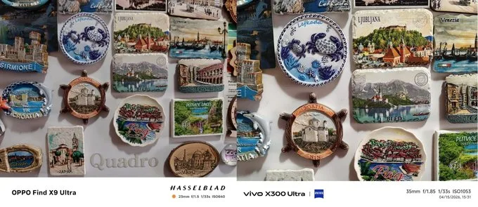 So sánh ảnh chụp ban ngày của camera chính OPPO Find X9 Ultra và Vivo X300 Ultra