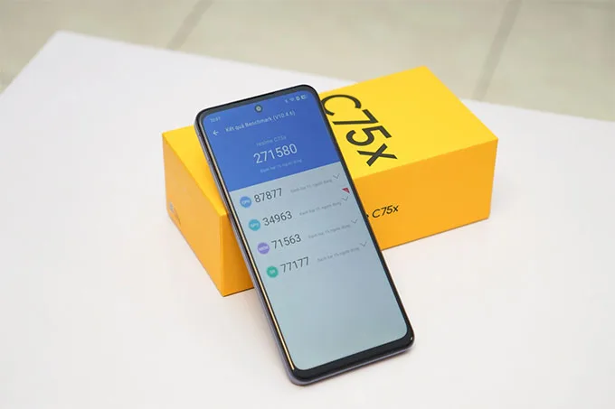Realme C75x được trang bị vi xử lý MediaTek Helio G81-Ultra