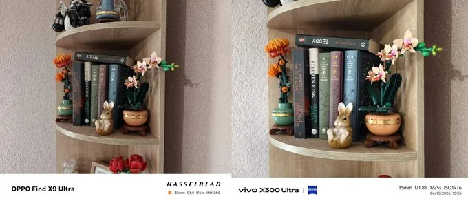 So sánh ảnh chụp ban ngày của camera chính OPPO Find X9 Ultra và Vivo X300 Ultra
