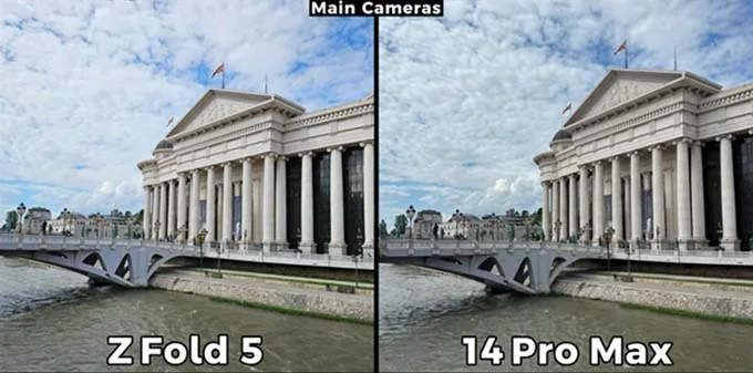 So sánh camera chính - Trong điều kiện đủ ánh sáng