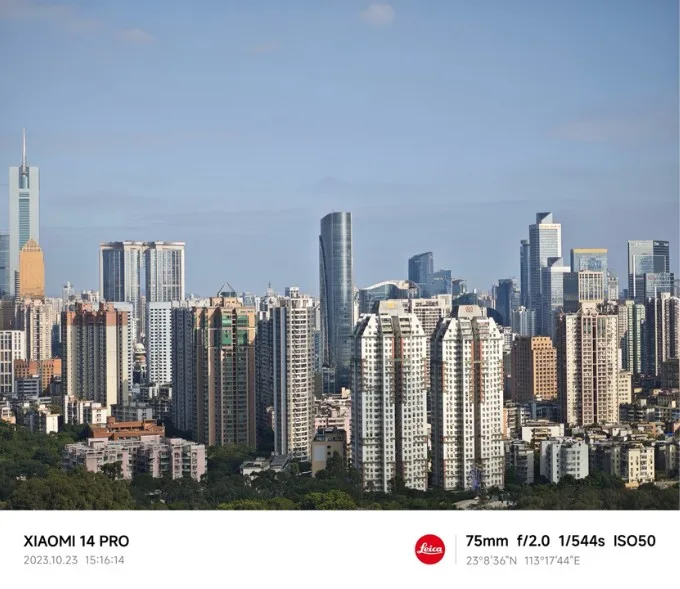Ảnh chụp thu phóng của Xiaomi 14 Pro