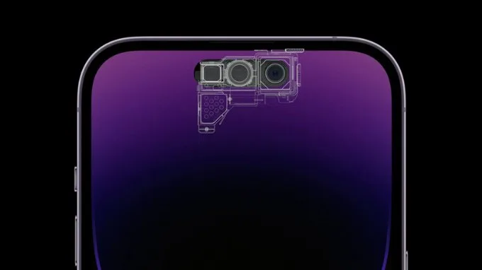 iPhone 14 Pro có Face ID ẩn dưới màn hình