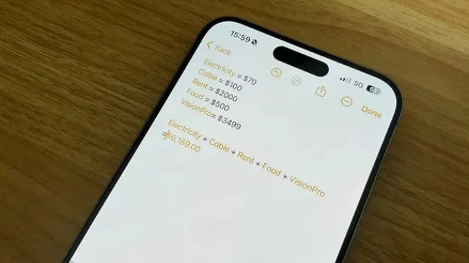 Ghi chú toán học (Math Note) chính là tính năng nổi bật nhất trong iOS 18
