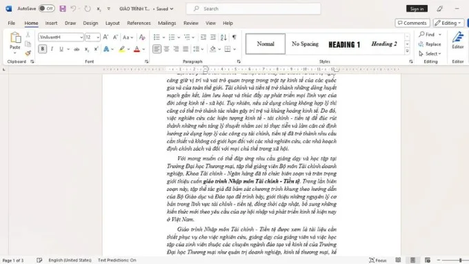 Bước 4 chuyển file PDF sang Word bằng Microsoft Word