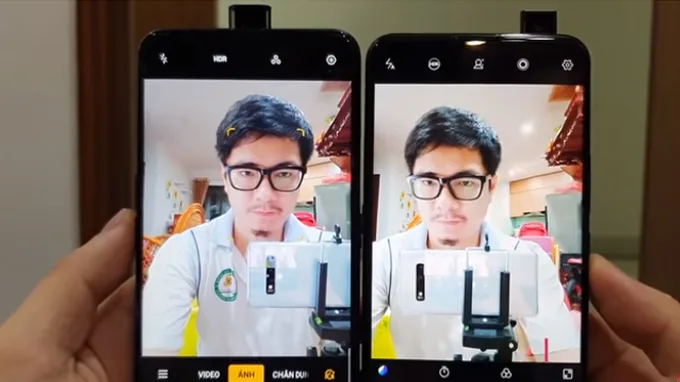 cơ chế camera pop-up hoạt động khá trơn tru