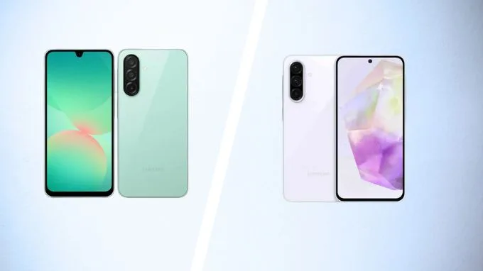 So sánh thiết kế và màn hình Samsung A26 và A36