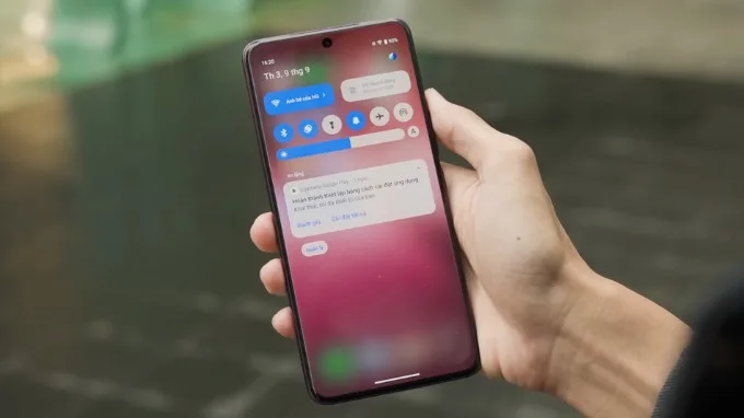Màn hình của Vivo V60 chỉ dừng lại ở độ phân giải Full HD+