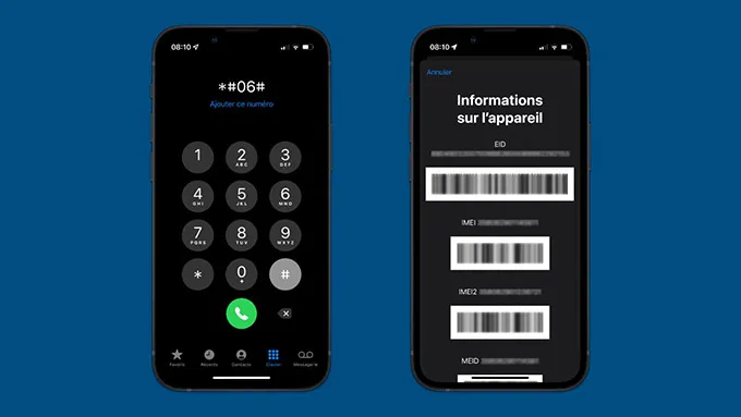 Kiểm tra iPhone chính hãng bằng cú pháp *#06#