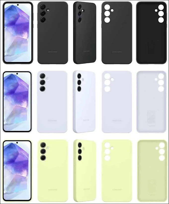 Lộ diện hình ảnh ốp lưng chính hãng của Samsung Galaxy A55 5G và Galaxy A35 5G
