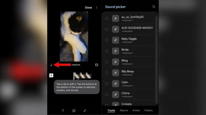 Cách thêm nhạc vào video trên Samsung Studio
