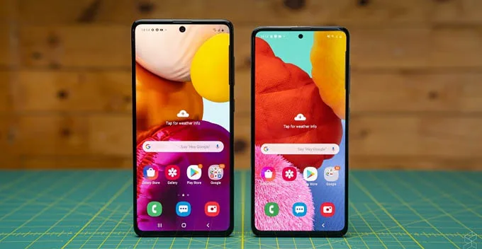 Cả Galaxy S21 và S21 FE đều có thiết kế màn hình đục lỗ