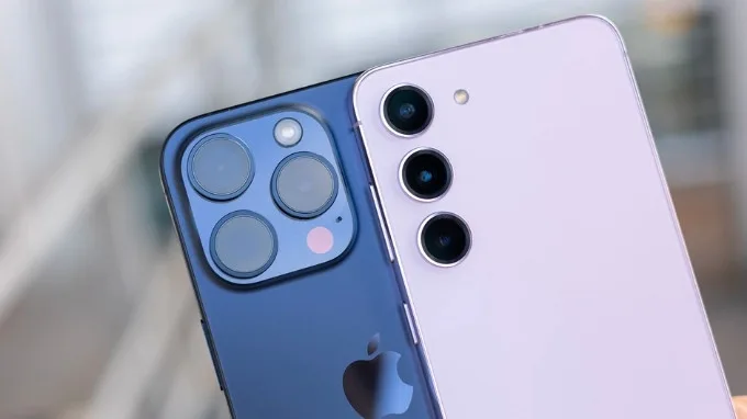 Samsung S23 và iPhone 15 Pro đều sở hữu hệ thống camera có 3 ống kính