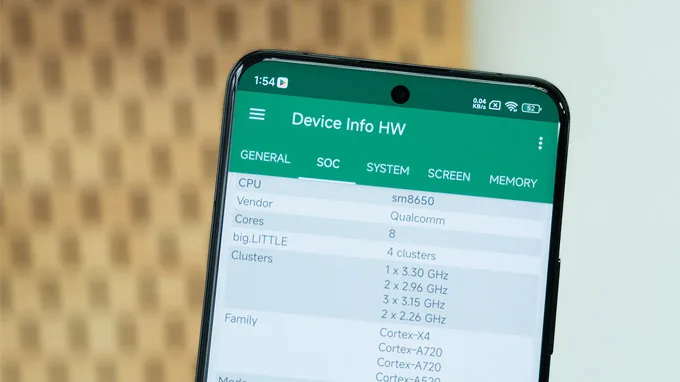 Cấu hình và pin