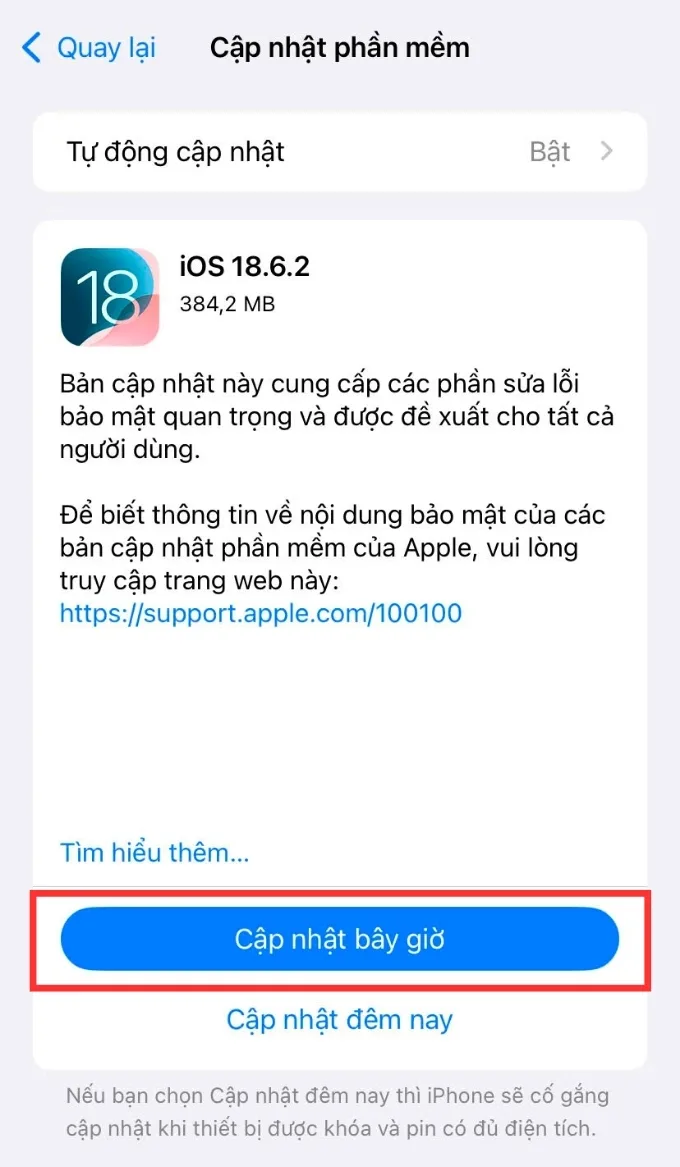 Cập nhật iOS để vá lỗi liên quan đến âm thanh