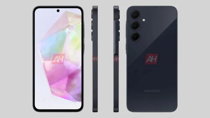 Galaxy A35 màu xanh đen