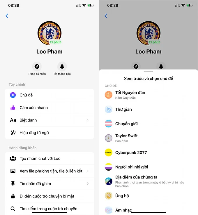 Bạn đã biết cách mang không khí Tết vào các cuộc hội thoại trong Messenger mới?