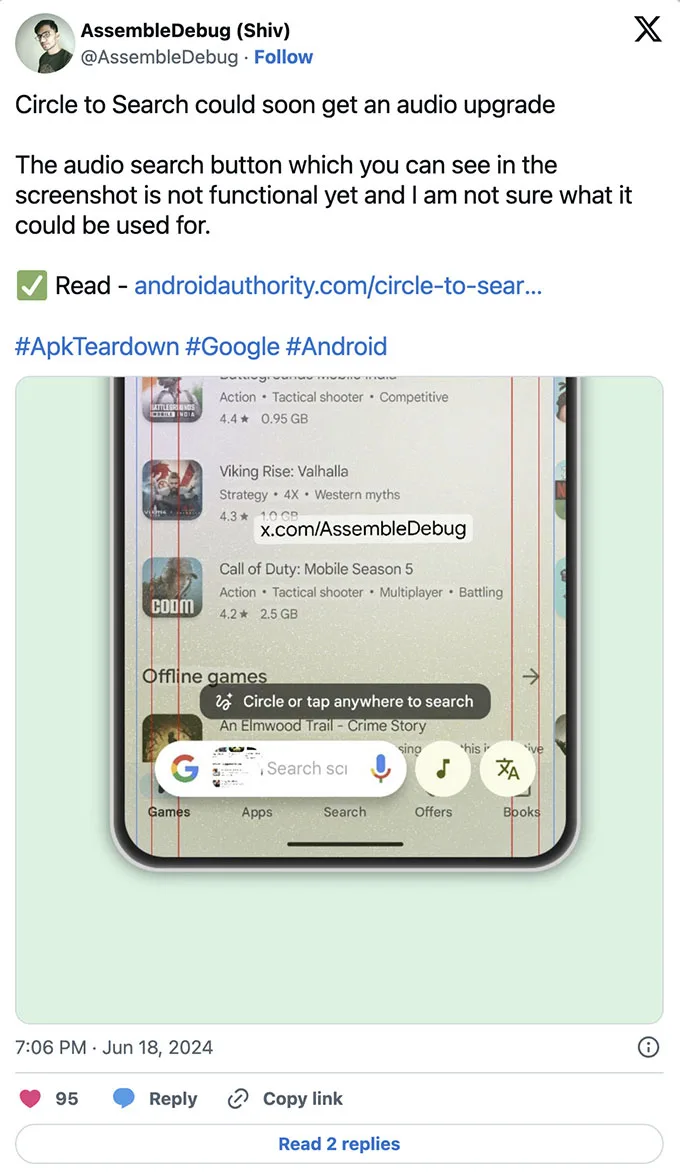 Circle to Search sẽ có thêm nhiều tính năng hữu ích.
