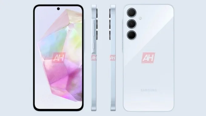 Galaxy A35 màu xanh