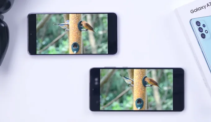 Trải nghiệm màn hình Galaxy A73 hay Galaxy S21 FE không quá khác biệt