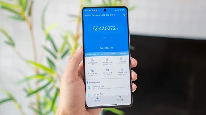 Điểm Antutu của Xiaomi Redmi Note 13 thường