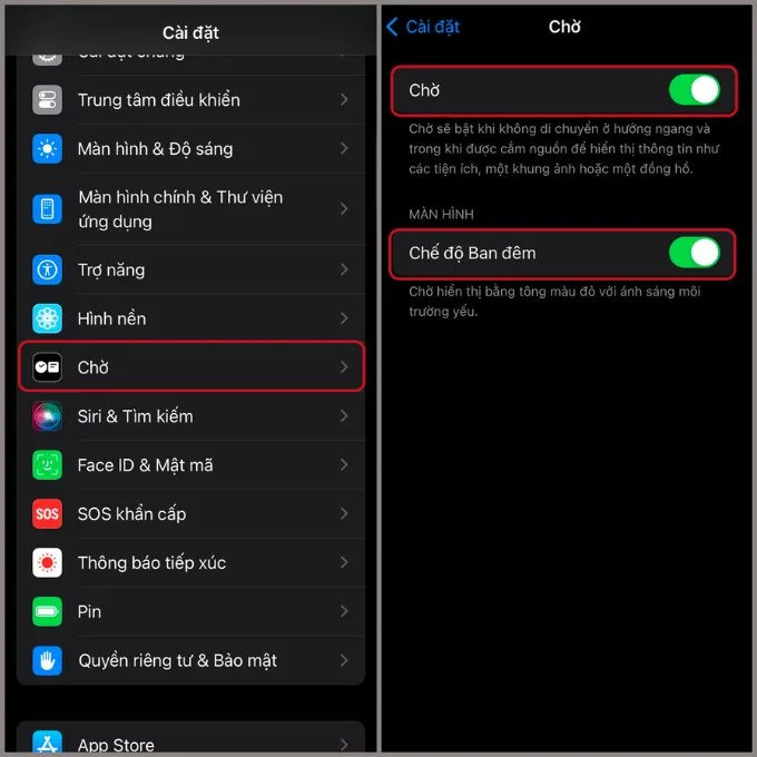 Cách bật chế độ StandBy trên iPhone