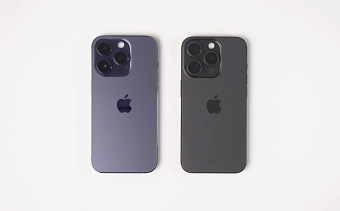 So sánh dung lượng bộ nhớ lưu trữ iPhone 15 Pro và iPhone 14 Pro