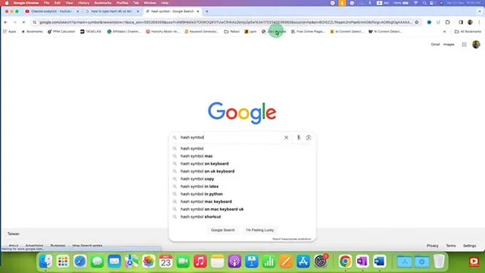 Gõ hashtag (#) trên Mac bằng cách sao chép và dán