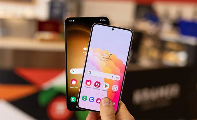 Galaxy S23 và Galaxy S23 Plus có sự khác biệt về kích thước