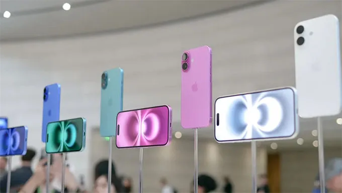 iPhone 16 sử dụng thiết kế camera dọc