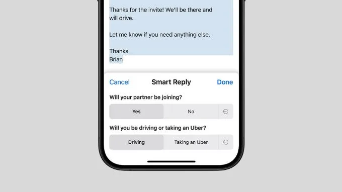 Trả lời email nhanh
