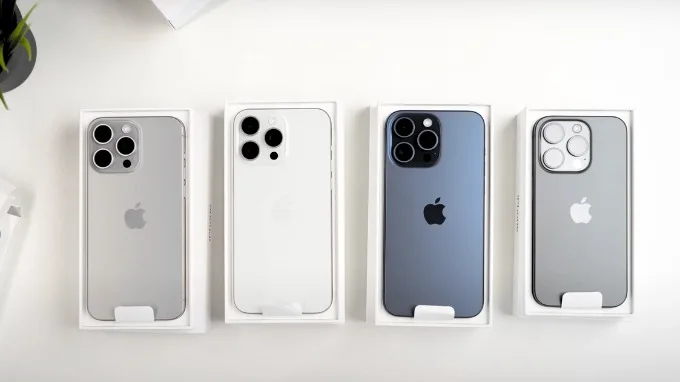 iPhone 15 Pro có 4 tùy chọn màu Titan hoàn toàn mới