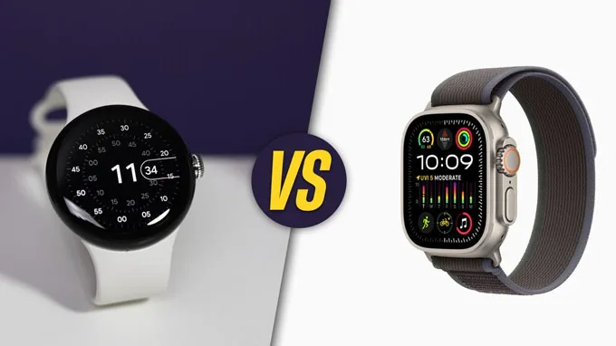 so sánh tính năng Google Pixel Watch 3 và Apple Watch Series 10