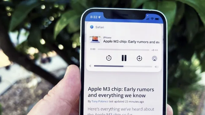 Sử dụng Siri để đọc báo