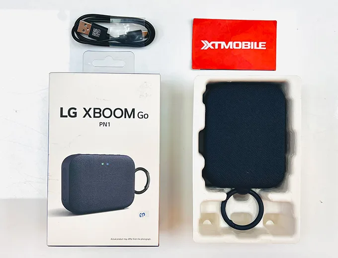 Loa LG XBoom Go PN1 có công suất sạc chỉ 5W