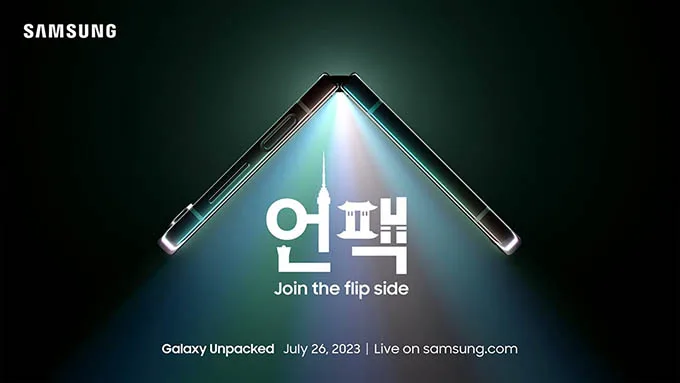 Samsung chính thức ấn định ngày tổ chức sự kiện Unpacked 2023 ra mắt Galaxy Z Flip 5 và Galaxy Z Fold 5