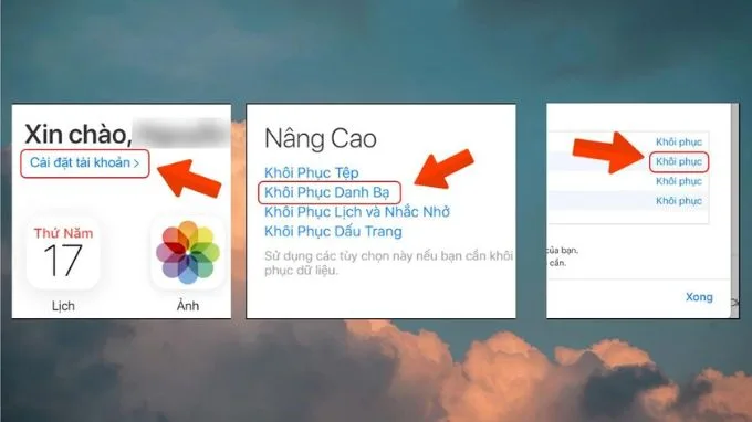 Dùng bản sao lưu trên iTunes hoặc Finder