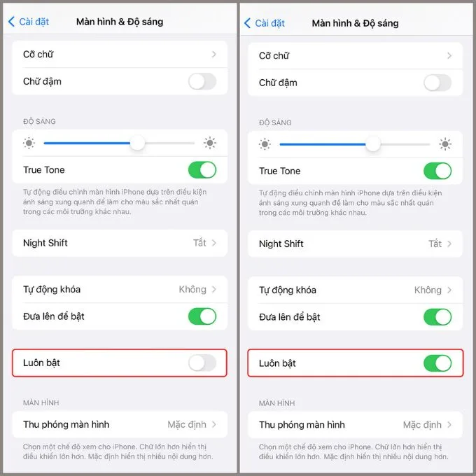 Cách tắt tính năng Always On Display trên iPhone 14 Pro