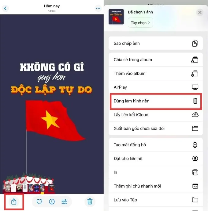 Cách tải và cài đặt hình nền 2/9 trên điện thoại