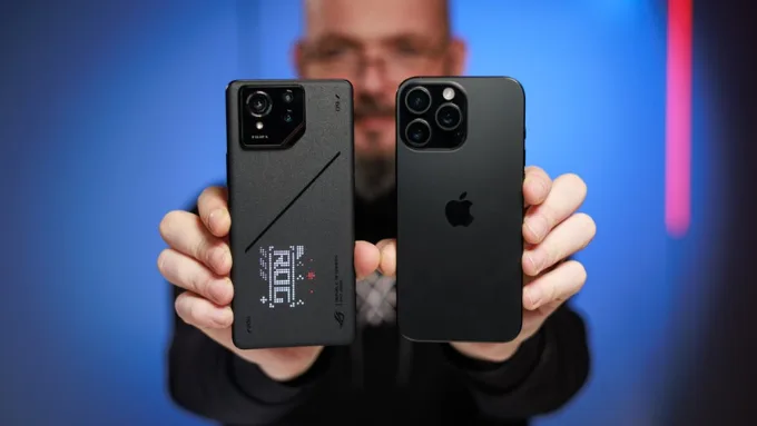 So sánh Asus ROG Phone 9 Pro và iPhone 16 Pro Max về thiết kế