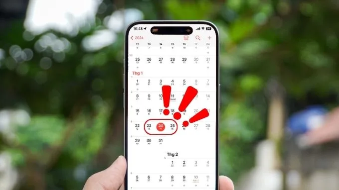 nguyên nhân lịch trên iPhone bị lỗi