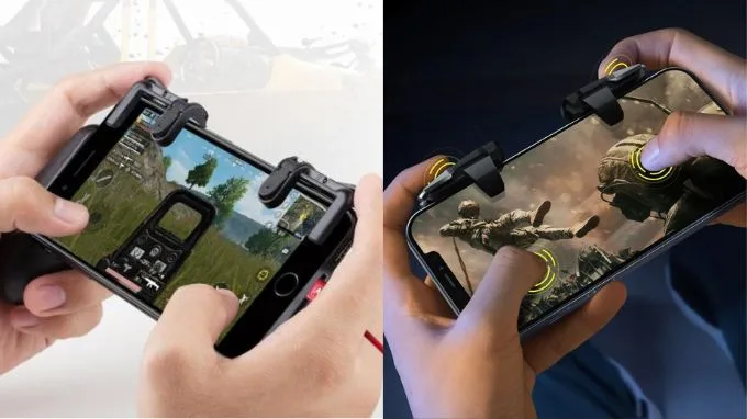 Phụ kiện nút bấm chơi game trên điện thoại