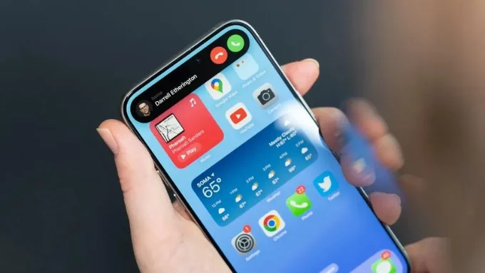 Màn hình của iPhone 15 Pro